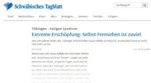 Schwäbisches Tagblatt Extreme Erschöpfung 08.08.2022